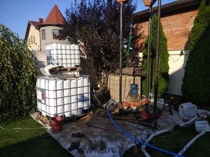 ХТЗ — Бурение на облагороженном участке &mdash; Аквастрой